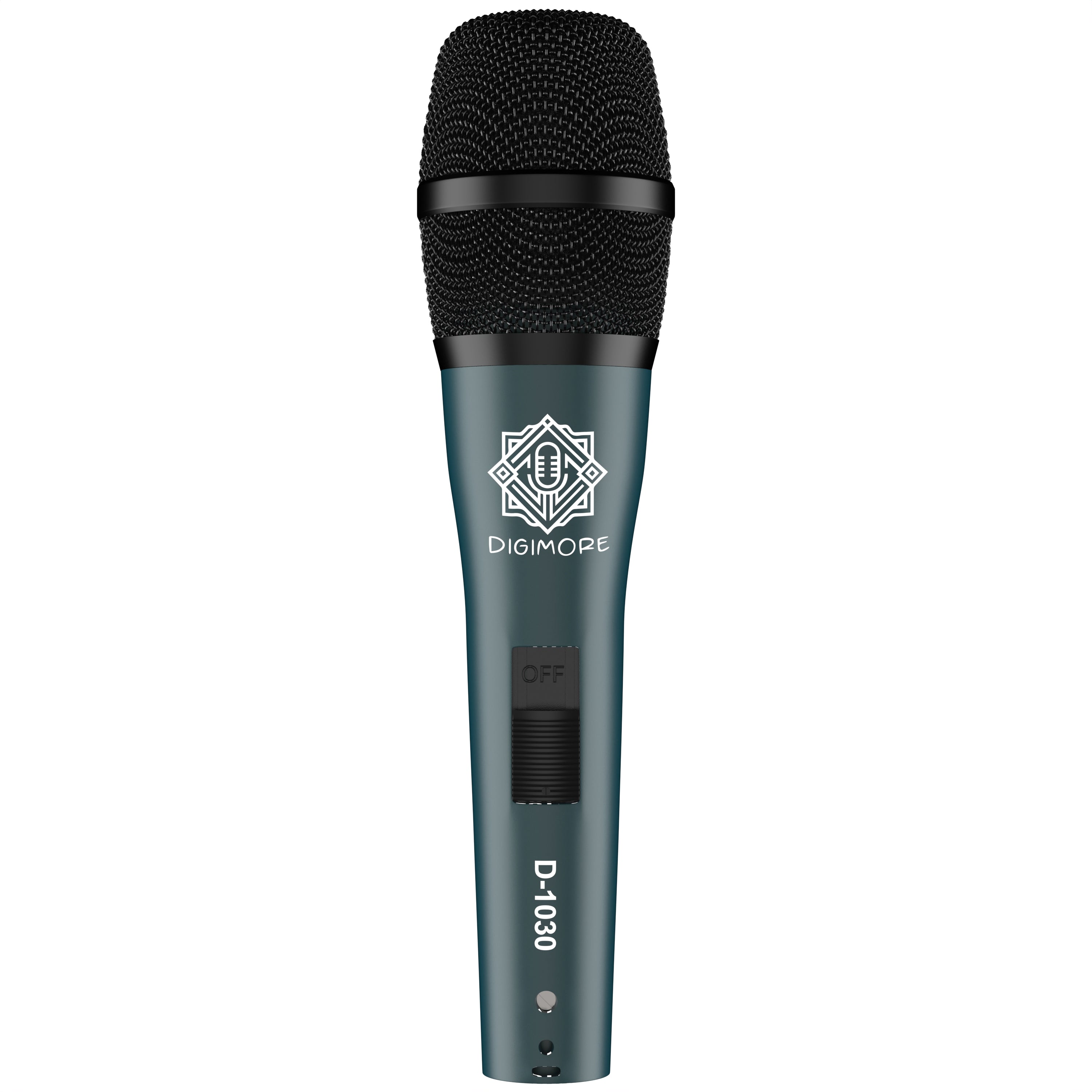DIGIMORE Professional XLR Dynamic Microphone | Cardioid Pickup | for Vocals, Professional Studio & Live Performance (D-1030)