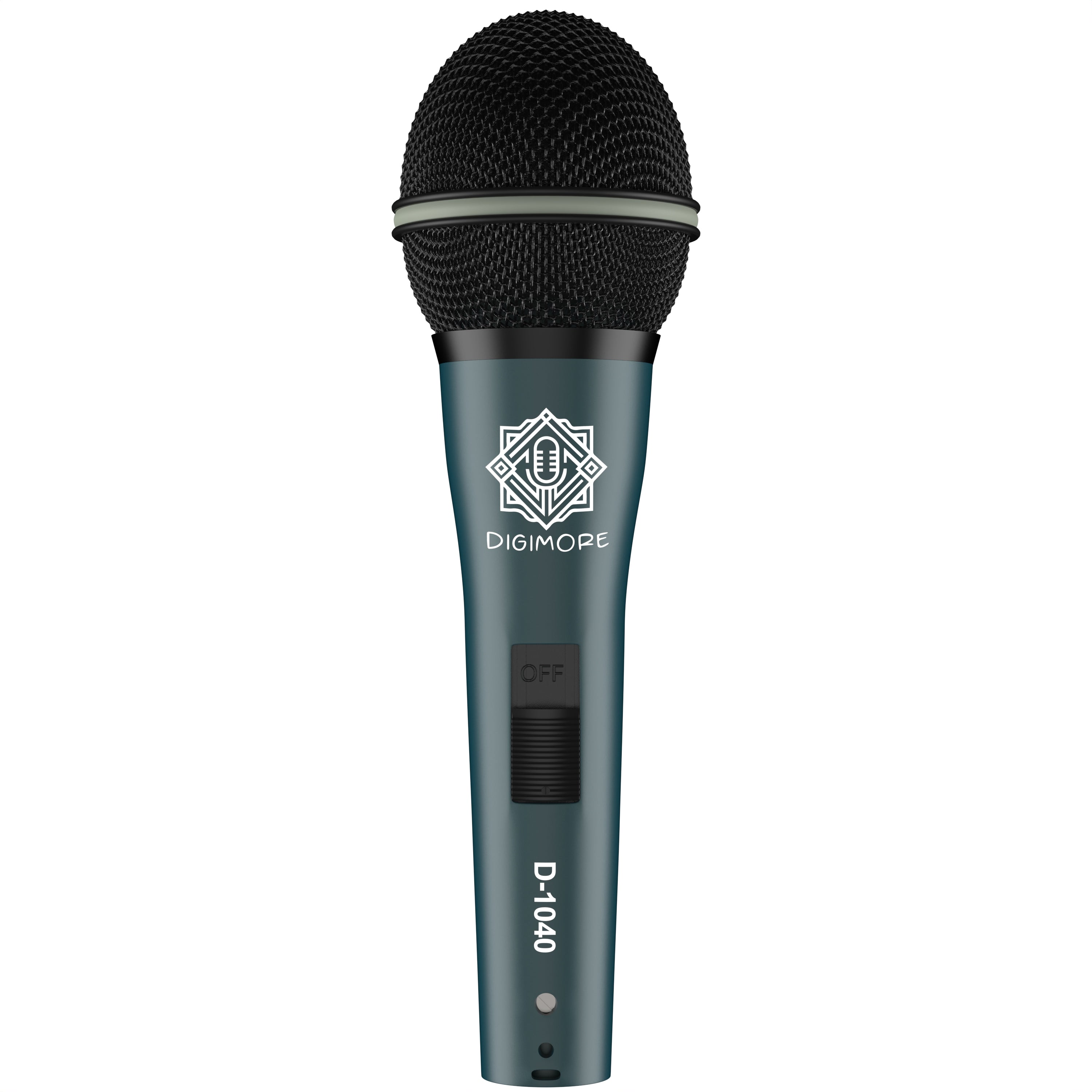DIGIMORE Professional XLR Dynamic Microphone | Cardioid Pickup | for Vocals, Professional Studio & Live Performance (D-1040)