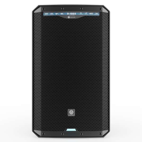 DIGIMORE 2800W Active Speaker with 15" Woofer & 1.75" Titanium HF | BT 5.3 & TWS | 4 DSP Modes | 2 XLR/6.35mm Input Ports | Class-D Amplifier | Ideal for DJ, Live Events & Performances (D-1503)