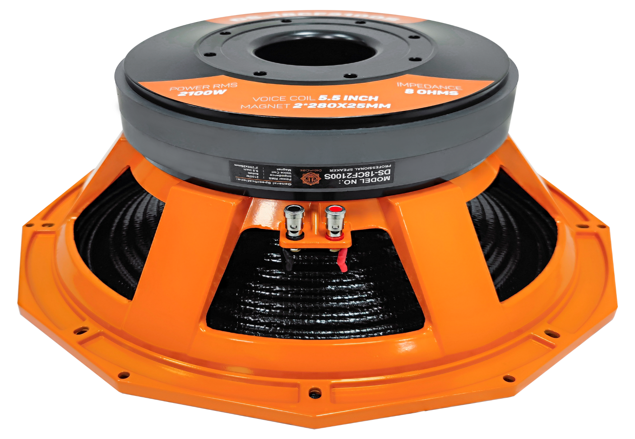 Digimore | DS-18CF2100S | 18” Woofer | 2100W RMS | 4200W Max Power | 8Ω | Pro Audio Speaker