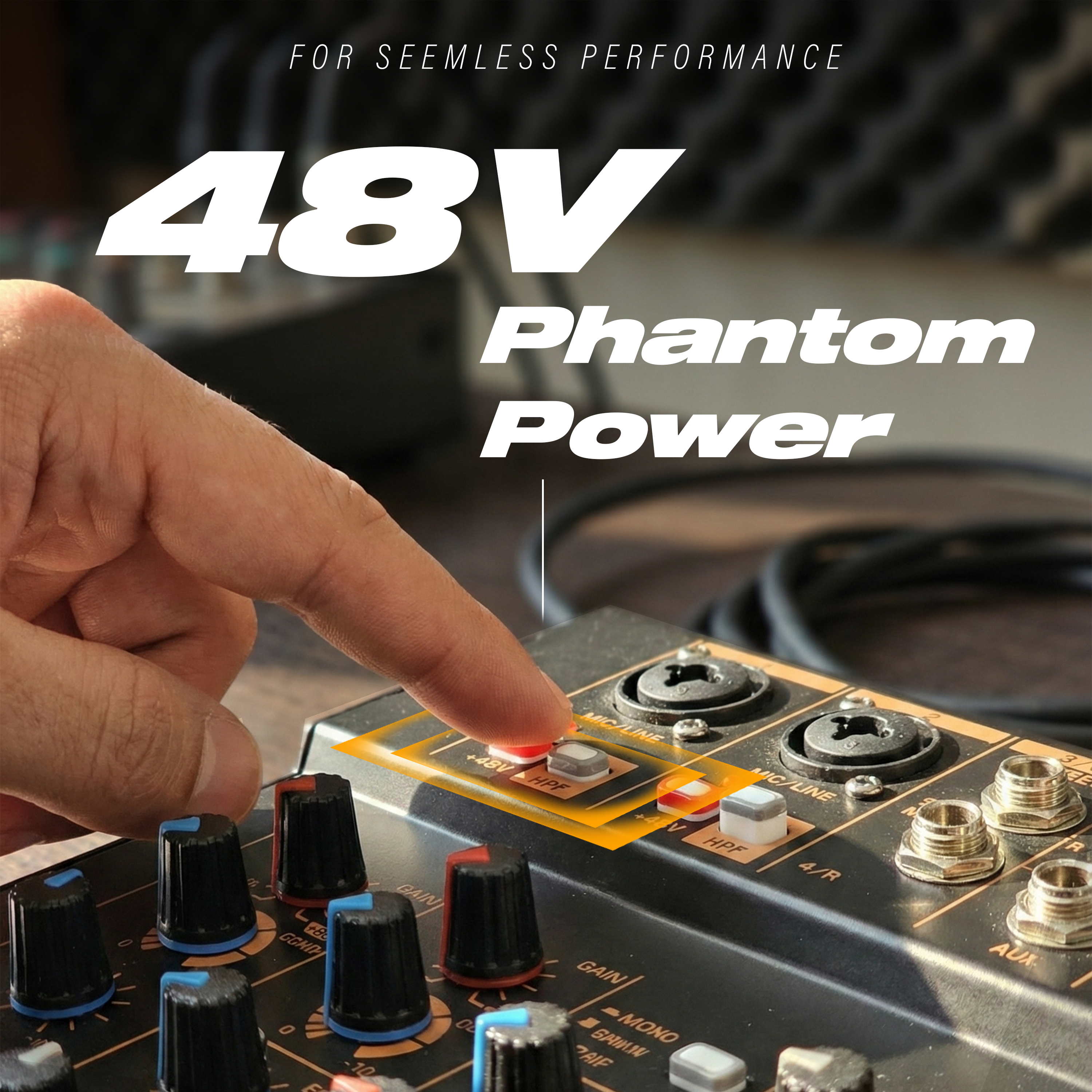 DIGIMORE Professional Audio Mixer with 99 DSP Effects| 2 Mono and 2 Stereo Channel| USB/PC Recording| Bluetooth Connectivity v5.3| Ideal for Live Streaming, Podcasting, Karaoke & Home Studio(D-250PRO)
