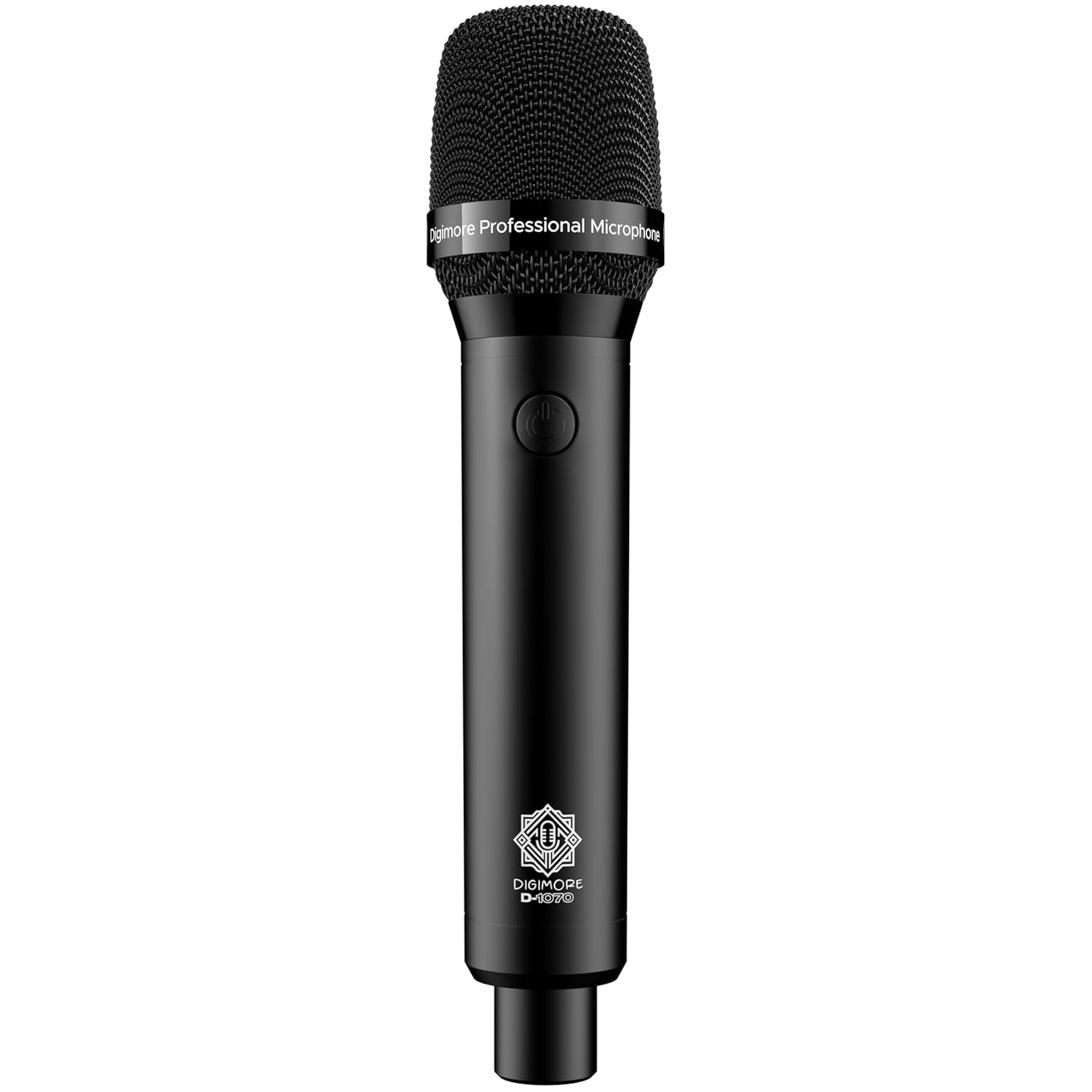 DIGIMORE Professional XLR Dynamic Microphone | Cardioid Pickup | Neodymium Capsule | 20ft XLR Cable & Mic Holder | Ideal for Singing, Recording, DJ & Live Performances (D-1070)