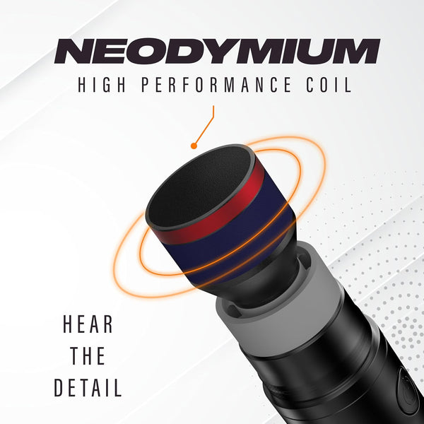 DIGIMORE Professional XLR Dynamic Microphone | Cardioid Pickup | Neodymium Capsule | 20ft XLR Cable & Mic Holder | Ideal for Singing, Recording, DJ & Live Performances (D-1070)