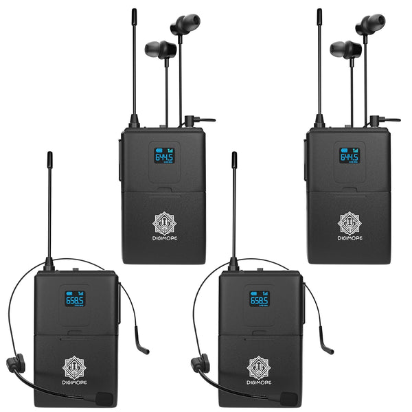 DIGIMORE Wireless Microphone System (D-1510 2Tx-2Rx)