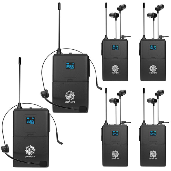 DIGIMORE Wireless Microphone System (D-1510 4Tx-4Rx)