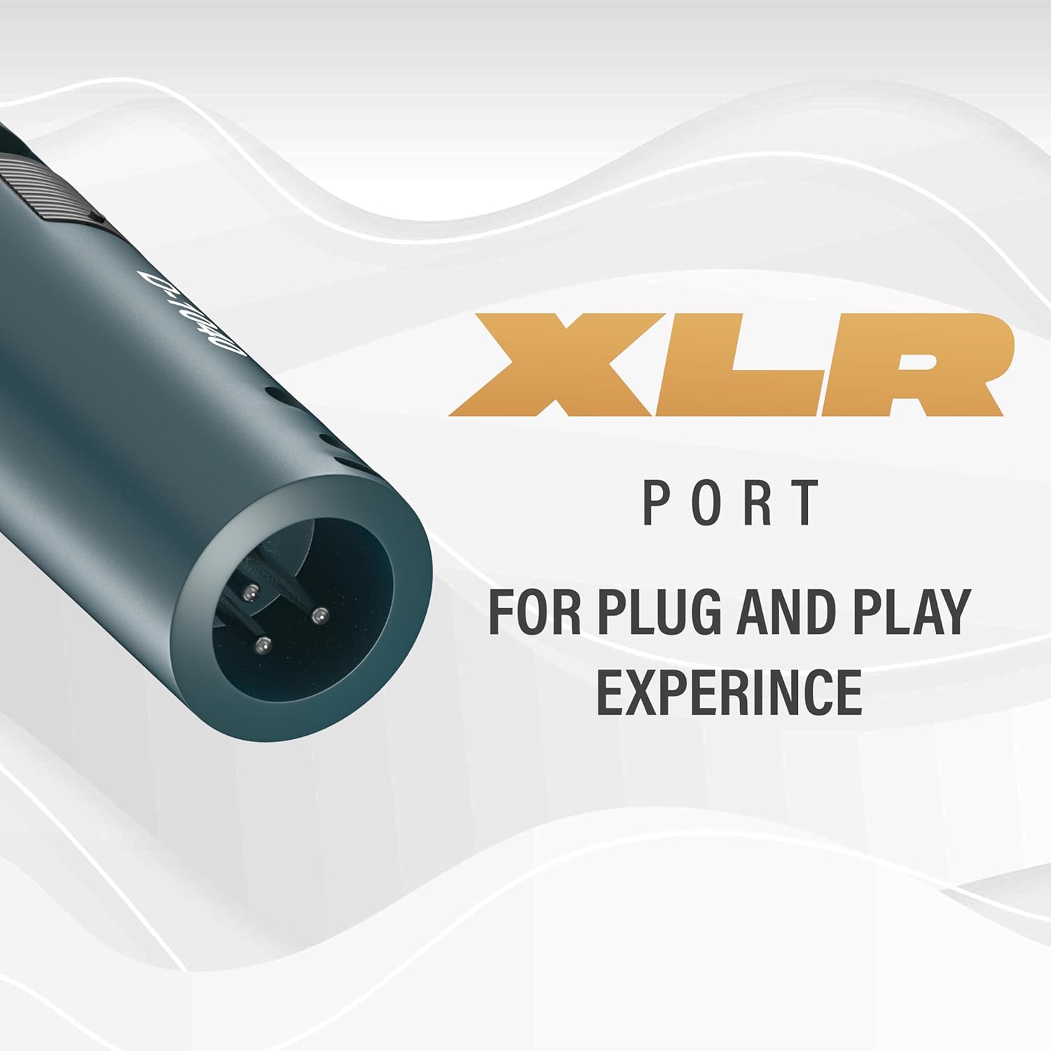 DIGIMORE Professional XLR Dynamic Microphone | Cardioid Pickup | for Vocals, Professional Studio & Live Performance (D-1030)