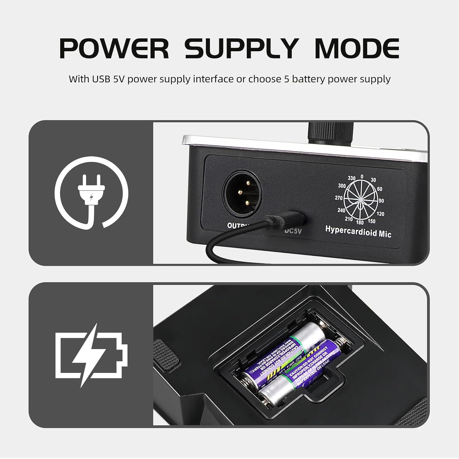 DIGIMORE Wired Gooseneck Microphone System with 1-Touch Mute | 24″ Adjustable Desktop Mic | Cardioid Pickup | XLR Output – Ideal for Meetings, Lectures & Public Speaking (D‑670)