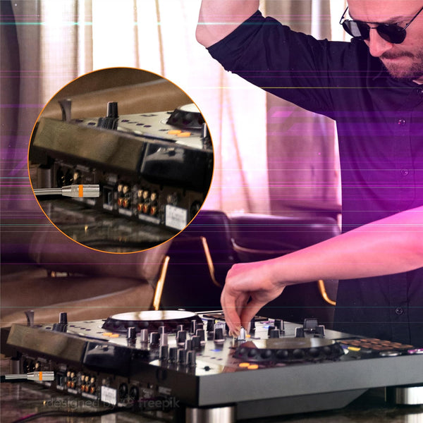 DIGIMORE 20 Feet 3 pin XLR Male to Female XLR Cable with Cable Tie for Microphone, Camera, DMX Lights (D-100)