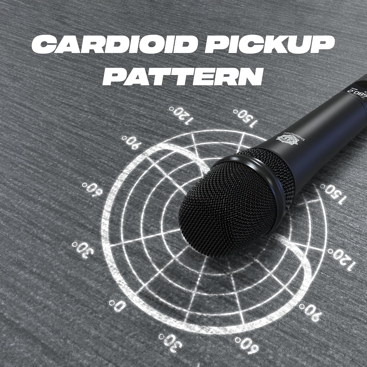 DIGIMORE Dual UHF Wireless Microphone System | 324ft Range | Metal Body | Cardioid Pickup | XLR Bal + 6.35mm UnBal Outs | for Singing, Live Events, Church, DJ & Karaoke (D-310 Pro)