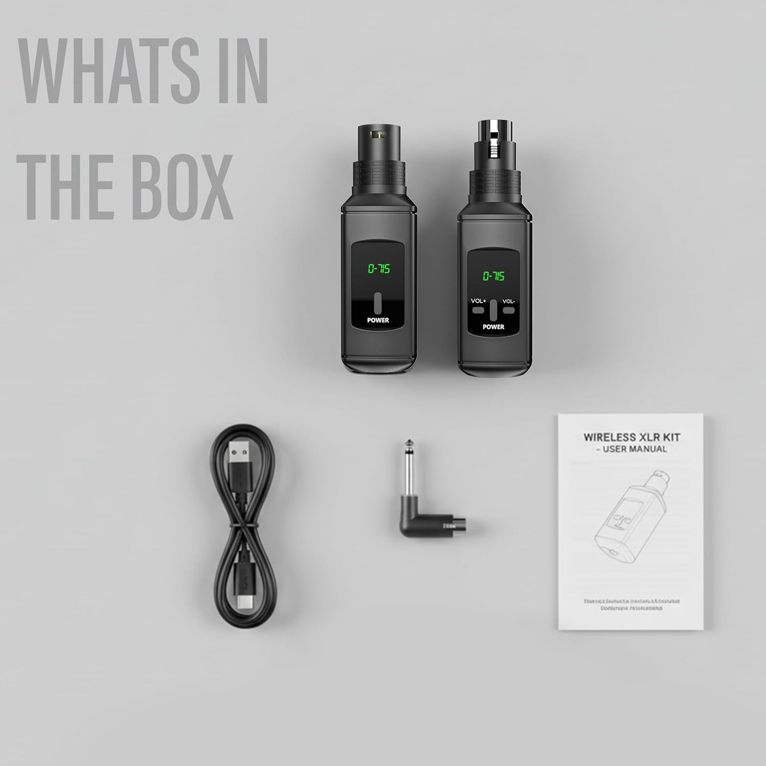 DIGIMORE Wireless Microphone System | 2.4GHz Digital Modulation | 50m Range | High S/N Ratio >90dB | Ideal for Recording, Streaming & Public Speaking (D-715)