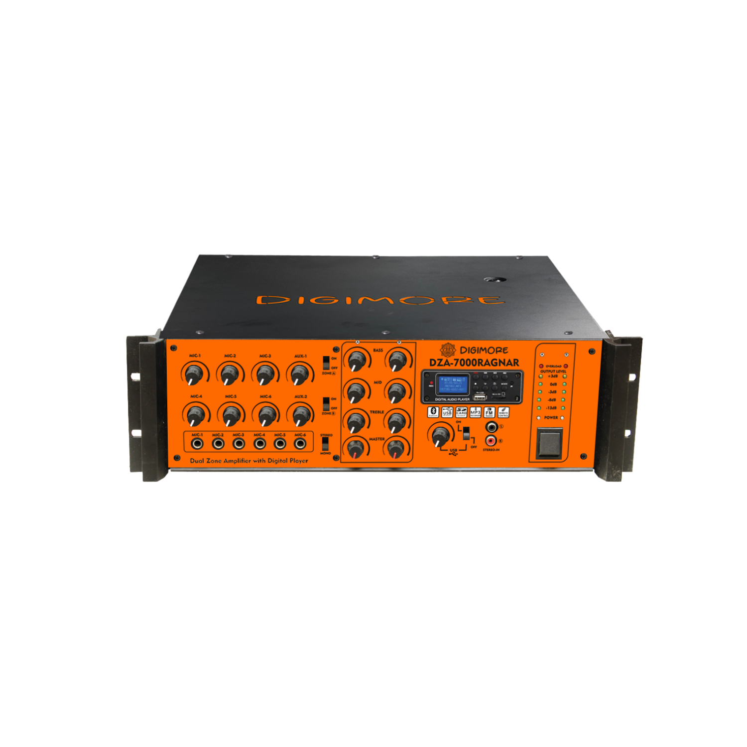 DIGIMORE DZA-7000RAGAR 1000W Professional Amplifier (2-Channel)